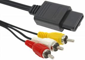 img 2 attached to OSTENT AV Audio Video A/V Composite TV Cable Cord For Nintendo 64 N64 GameCube NGC Super Nintendo SNES SFC
