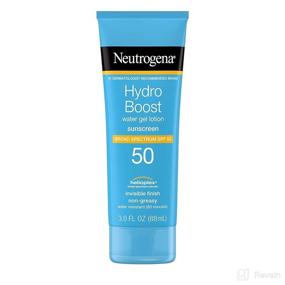 img 4 attached to ☀️ Sun Protection: Neutrogena Hydro Boost Sunscreen Lotion for Ultimate Skin Hydration