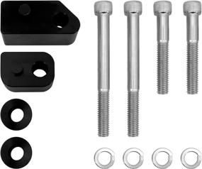 img 2 attached to 🏍️ HDBUBALUS 1-1/4'' Driver Floorboard Extension Kit for Harley Touring Electra Glides Road Glides Road Kings Street Glides Trikes 2014-2021: Enhanced Riding Comfort and Control