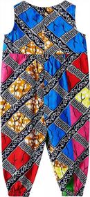 img 3 attached to Baby Dashiki Romper In African Print For Stylish And Vibrant Look