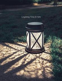 img 3 attached to Outdoor Solar Decorative Lantern With High-Quality Lighting - Glass Crack Design