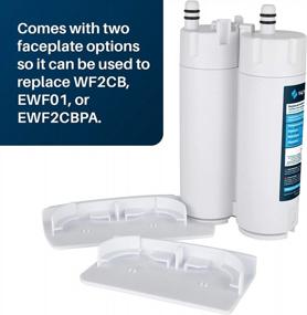 img 3 attached to SpiroPure SP-FR200 Сертифицированный NSF сменный фильтр для воды холодильника для WF2CB, EWF01, NGFC-2000, 1004-42-FA, PureSource2, PLHS269ZDB2, FRS26KF6EMG, FRS6LF7JS3, EWF2CBPA, 9916 (3 упаковки)