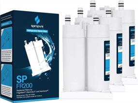 img 4 attached to SpiroPure SP-FR200 Сертифицированный NSF сменный фильтр для воды холодильника для WF2CB, EWF01, NGFC-2000, 1004-42-FA, PureSource2, PLHS269ZDB2, FRS26KF6EMG, FRS6LF7JS3, EWF2CBPA, 9916 (3 упаковки)