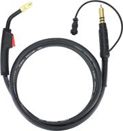 🔧 efficient 150 amp mig gun torch replacement for miller - 12 feet cable with two-pin signal connector logo