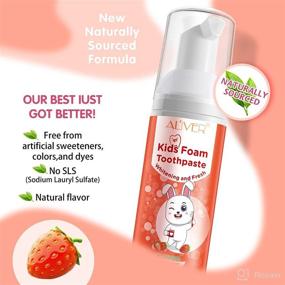 img 1 attached to Fluoride Toothpaste 🍓 Electric Toothbrush in Strawberry Flavor