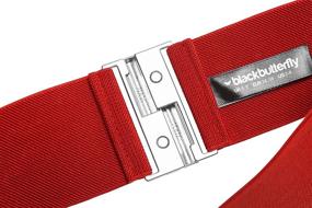 img 1 attached to BlackButterfly Elastic Stretch Waistband Vertical Women's Accessories - Belts