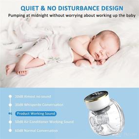 img 3 attached to 🤱 Convenient Hands-Free Breast Pump with 3 Modes, LCD Display, and Memory Function - Rechargeable Single Milk Extractor