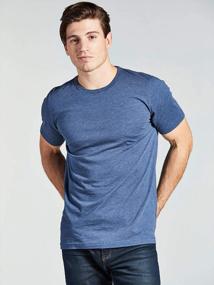 img 3 attached to Men'S Everyday Short Sleeve Cotton-Blend T-Shirt 4-Pack By Bolter