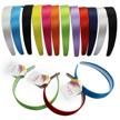 narrow satin headbands - 2.5 cm - 12 beautiful hard headbands by coveryourhair®® logo