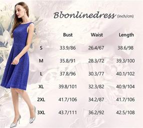 img 2 attached to Bbonlinedress Womens Bridesmaid Sleeveless Cocktail Women's Clothing ~ Dresses