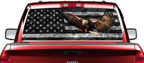 img 3 attached to 🦅 Enhance Your Truck with an Iconic Eagle American Window Decal