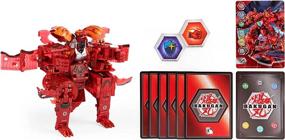 img 1 attached to Bakugan GeoForge Dragonoid, 7-In-1 Includes Exclusive True Metal Dragonoid And 6 Geogan Collectibles, Kids Toys For Boys