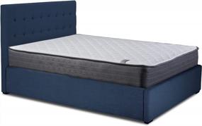 img 3 attached to Twin Size 10-Inch Medium Plush Tight Top Innerspring Mattress With Fully Assembled Support - Good For Back Support