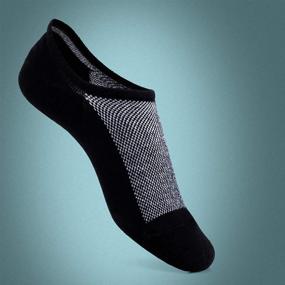 img 3 attached to IDEGG Low Cut Cotton No Show Socks With Non-Slip Grip For Men And Women - Perfect For Athletic And Casual Wear