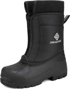 img 4 attached to 👞 DREAM PAIRS Weather Insulated Waterproof Boys' Shoes: Ideal for Outdoor Activities