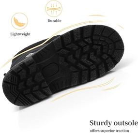 img 1 attached to 👞 DREAM PAIRS Weather Insulated Waterproof Boys' Shoes: Ideal for Outdoor Activities