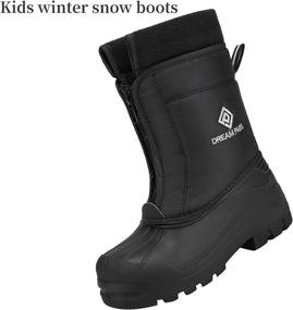 img 3 attached to 👞 DREAM PAIRS Weather Insulated Waterproof Boys' Shoes: Ideal for Outdoor Activities