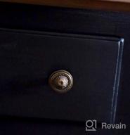 img 1 attached to Vintage Ring Pull Knobs For Cabinet Drawers And Cupboards - Set Of 4 review by Sean Julian