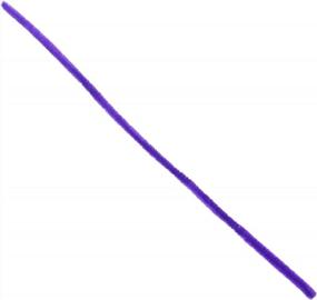 img 2 attached to 🔮 Darice Purple Chenille Stems (25pc) - Versatile Craft Pipe Cleaners for Kids, Classrooms, Home Decor & More - 6mm x 12" Length, 25 Pieces