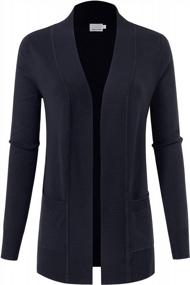 img 4 attached to Get Comfortable With Longline Stretch Cardigans For Women!