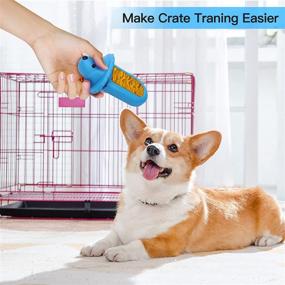 img 3 attached to 🐶 Canine Crate Companion: Crate Attachment Toy for Training & Anxiety Reduction, Peanut Butter Treat Dispenser, Slow Feeder, and Kennel Therapy Aid