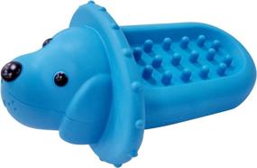 img 4 attached to 🐶 Canine Crate Companion: Crate Attachment Toy for Training & Anxiety Reduction, Peanut Butter Treat Dispenser, Slow Feeder, and Kennel Therapy Aid