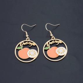 img 1 attached to Women'S Fruit Earrings - Fashion Jewelry Gift For Fruit Lovers, Perfect Holiday Present Idea For Women & Girls