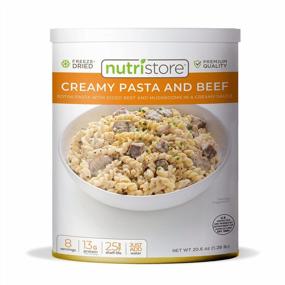 img 4 attached to Nutristore Freeze-Dried Creamy Pasta And Beef Emergency Meal Bulk Food Storage 25 Year Shelf Life USDA Inspected Quick Meals Long-Term Survival 1-Pack