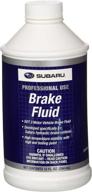 🔒 high-quality subaru brake fluid - 12 fl oz (soa868v9221) for superior performance and safety logo