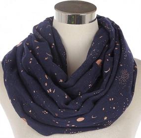 img 1 attached to 🧣 Womens Scarves: Tinpia Chirstmas Scarf for Women's Accessories - Shop at Scarves & Wraps