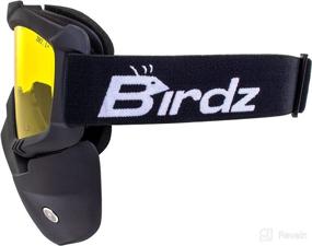 img 3 attached to Birdz Eyewear Skylark Motorcycle Removable Motorcycle & Powersports ... Protective Gear