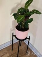 img 1 attached to 7 Inch White Ceramic Indoor Planters With Drainage Hole - Modern Decorative Plant Pots For Indoor Plants review by Aaron Ethridge