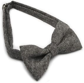 img 3 attached to Ruth Boaz Blend Tweed Brown Men's Accessories best on Ties, Cummerbunds & Pocket Squares