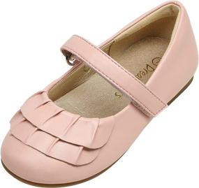 img 4 attached to 🩰 DREAM PAIRS KFL2111 Ballet Toddler Girls' Shoes: Stylish Flats for Little Dancers
