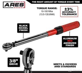 img 3 attached to ARES 43012 – 3/8-Inch Drive Micrometer Torque Wrench: High Precision & Dual Torque Scales for 10-100 ft/lbs (13.5-135.6Nm)