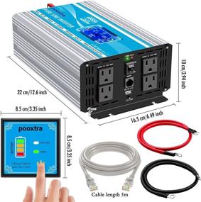 img 3 attached to Inverter Converter Display Outlets Emergency Car Electronics & Accessories