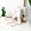 keep your desk organized with garneck star-shaped iron file organizer and bookend for home and office logo