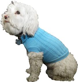 img 2 attached to Rib Collared Fashion Designer Pet Sweater Dogs good in Apparel & Accessories