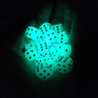 glow in the dark dice for tabletop games: smartdealspro 10-pack d6 six sided dice for dnd, mtg, rpg and more! логотип