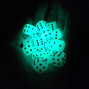 img 3 attached to Glow In The Dark Dice For Tabletop Games: Smartdealspro 10-Pack D6 Six Sided Dice For DND, MTG, RPG And More!