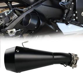 img 4 attached to Глушитель NICECNC GP Slip On Exhaust с DB Killer для Suzuki GSXR600 GSXR750 (2011-2022) - Улучшенная производительность и совместимость