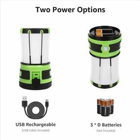 img 2 attached to Rechargeable/Battery-Powered 1000Lm LED Camping Lantern W/ Detachable Flashlight & 4 Modes - Perfect For Hiking, Emergency Preparedness & Fishing!