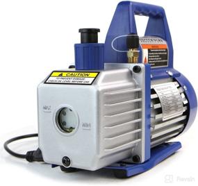 img 3 attached to 🔧 XtremepowerUS Single Stage Rotary Vane Air Vacuum Pump - 1/4 HP, 3 CFM - HVAC Air AC A/C R410a R134 with Oil Bottle (3CFM)