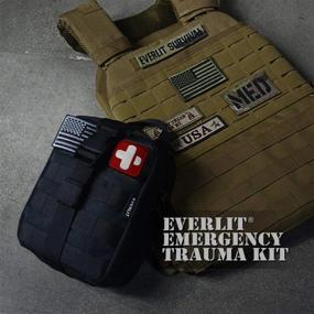 img 2 attached to Be Prepared With EVERLIT Emergency Trauma Kit: Military-Grade Tactical IFAK With CAT GEN-7 Tourniquet And 36" Splint For Critical Wound Response And Severe Bleeding Control In Black