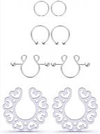 non-piercing nipple rings for women: fake, faux, and non piercing options logo