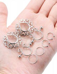 img 1 attached to Non-Piercing Nipple Rings For Women: Fake, Faux, And Non Piercing Options
