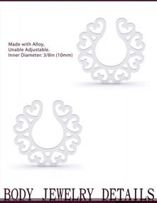 img 3 attached to Non-Piercing Nipple Rings For Women: Fake, Faux, And Non Piercing Options