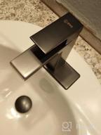 img 1 attached to Modern Single Handle Black Bathroom Faucet With Pop Up Drain Assembly And Supply Line - Lead-Free And Suitable For Vanity Bath. BWE Single Hole Sink Mixer Tap With Overflow For Improved Water Flow. review by Brad Mastermind