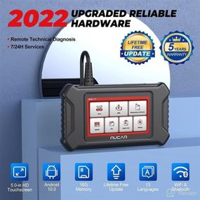 img 2 attached to OBD2 Scanner, MUCAR CS90 Diagnostic Scan Tool with 28 🔧 Maintenance Services, Battery Test, Auto VIN, Car Code Reader, Free Lifetime Upgrade