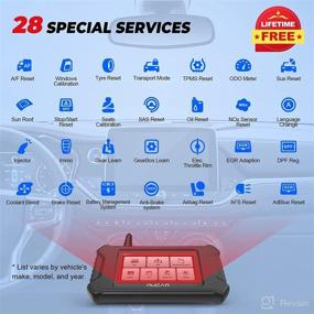 img 3 attached to OBD2 Scanner, MUCAR CS90 Diagnostic Scan Tool with 28 🔧 Maintenance Services, Battery Test, Auto VIN, Car Code Reader, Free Lifetime Upgrade